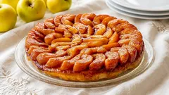 Esta tarta francesa de manzana se hace al revés, y por eso queda diez veces más rica que un pastel normal