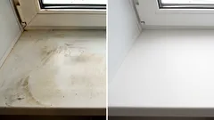 Por qué el alféizar blanco se amarillea y cómo devolverle el aspecto sin lijar